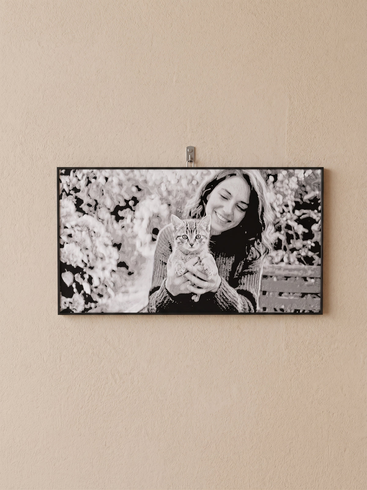 Quadro Personalizzato in Rilievo 3D | Stampa Foto Tattile con Cavalletto Incluso