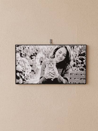 Quadro Personalizzato in Rilievo 3D | Stampa Foto Tattile con Cavalletto Incluso
